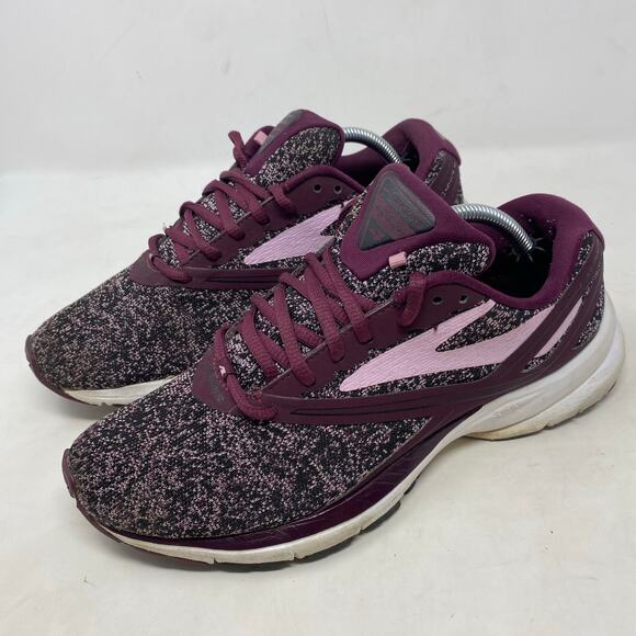 Brooks Launch 4 Running Walking Shoes Purple Pink Womens Size 8.5 - Picture 1 of 7